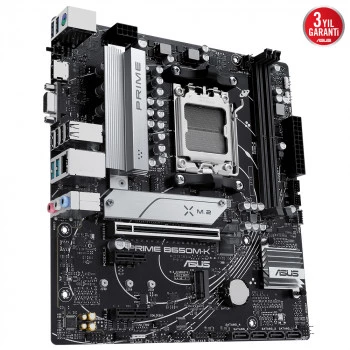 ASUS PRIME B650M-K DDR5 6400+(OC) HDMI VGA M.2 AM5 - 4
