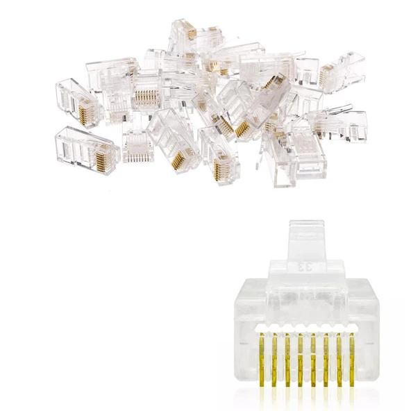 Ez Rj45 Soket Cat5 Delikli (100 Adet) Hadron Hdx-5062