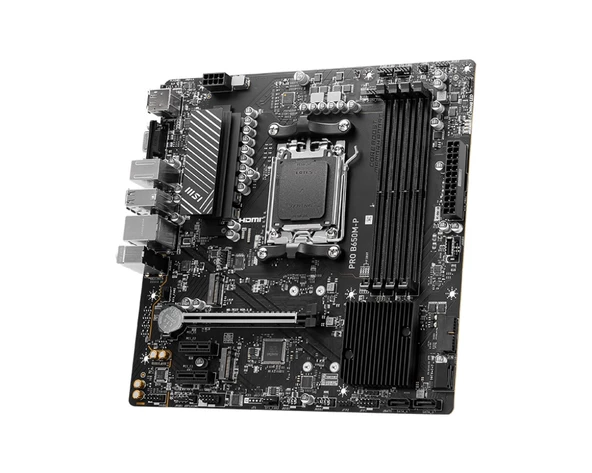 MSI PRO B650M-P DDR5 6000Mhz(OC) RGB HDMI DP MATX AM5 - 6