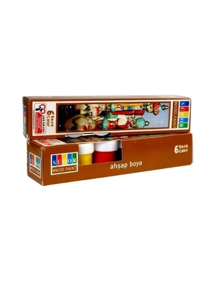 Südor Ahşap Boya Set 6 X 15 Ml