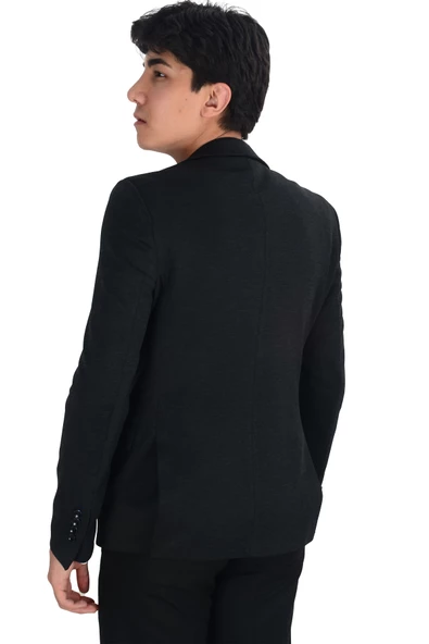 Cengiz İnler Menanj Tek Düğme Slim Fit Erkek Ceket