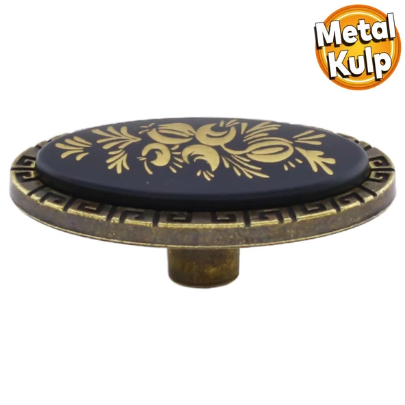 Palmira Eskitme Antik Sarı Renk Metal Mobilya Mutfak Çekmece Dolap Dolabı Kulpu Kulbu Kulpları