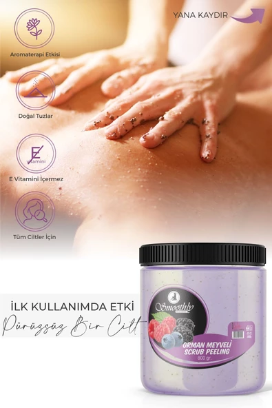 Orman Meyveli Canlandırıcı & Yumuşatıcı El Ayak Ve Vücut Bakım Peelingi 800gr - Resim 2