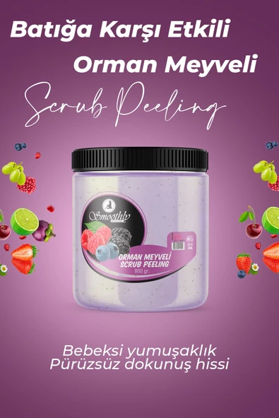 Orman Meyveli Canlandırıcı & Yumuşatıcı El Ayak Ve Vücut Bakım Peelingi 800gr - Resim 5