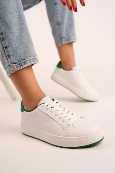 Muggo Harvest Garantili Unisex Bağcıklı Sneaker Spor Ayakkabı - 12