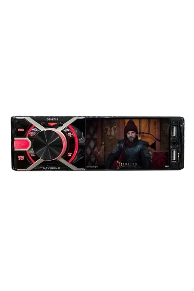Navigold DS-9711 Görüntülü Oto Teyp 4'' Uyumlu Ekranlı Bluetooth-Çift USB Geri Görüş Kamerası RGB Tuş Rengi - 7