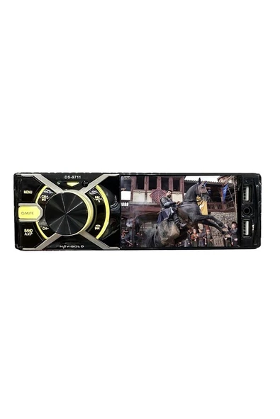 Navigold DS-9711 Görüntülü Oto Teyp 4'' Uyumlu Ekranlı Bluetooth-Çift USB Geri Görüş Kamerası RGB Tuş Rengi - 3