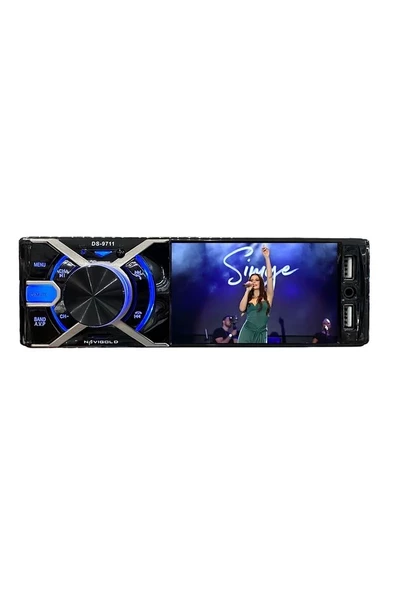 Navigold DS-9711 Görüntülü Oto Teyp 4'' Uyumlu Ekranlı Bluetooth-Çift USB Geri Görüş Kamerası RGB Tuş Rengi - 8