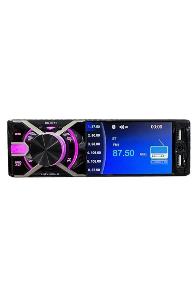 Navigold DS-9711 Görüntülü Oto Teyp 4'' Uyumlu Ekranlı Bluetooth-Çift USB Geri Görüş Kamerası RGB Tuş Rengi - 5