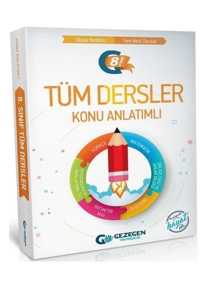 Gezegen Yayıncılık 8. Sınıf Tüm Dersler Konu Anlatımlı