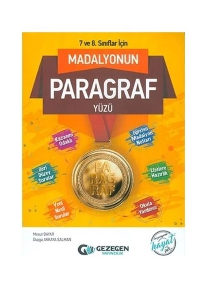 Gezegen Yayıncılık 8. Sınıf Madalyonun Matematik Yüzü