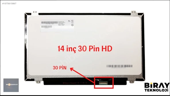CASPER C350 4000-4C00E 14inç 30pin 1366x768 Ekran Panel