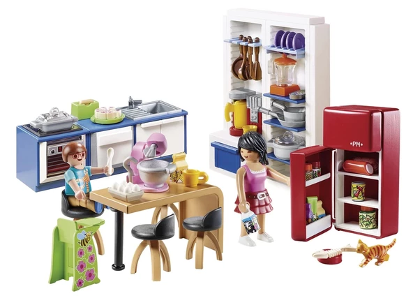Playmobıl Dollhouse 70206 Aile Mutfağı, 4 Yaş ve Üstü - 2