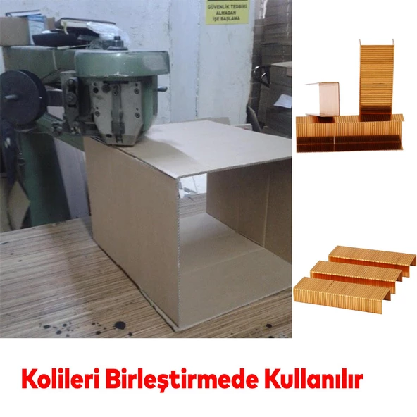 Haıs 3518 Hava Havalı Zımba Zımpa Çivi Koli Kapama Birleştirme Tabanca Teli 35/18 800 Pcs - 5