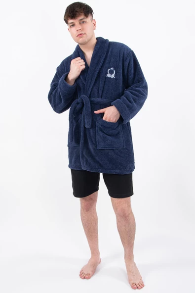 Rob | Wellsoft Peluş Erkek Sabahlık Polar | Robdeşambr | Bornoz - 4