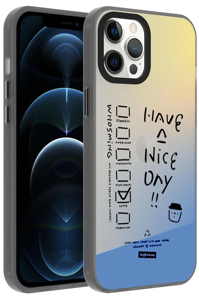 Apple iPhone 12 Pro Kılıf Desenli Dragon Sert Kılıf - Resim 2