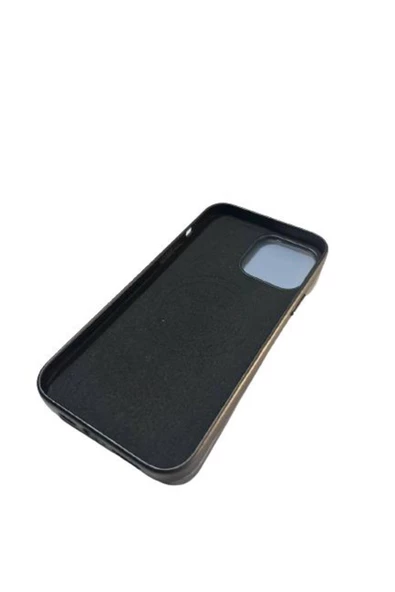 İphone 14 Pro Magsafe Leather Kapak Kılıf - Resim 10