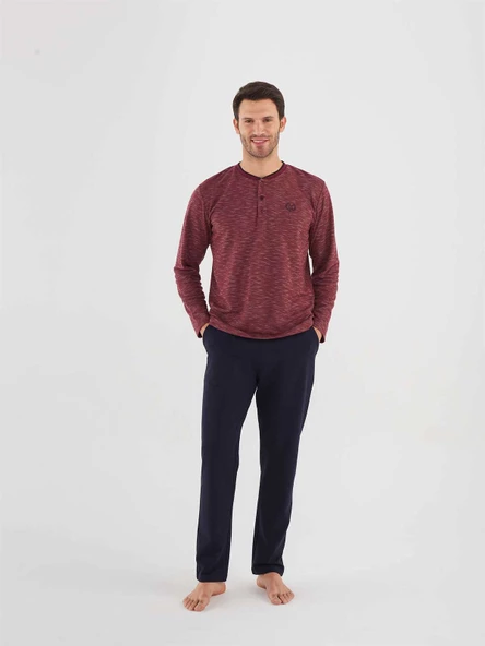Mod Collection 3745 Erkek Patlı Pijama Takım - 4