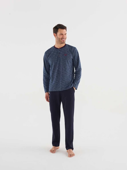Mod Collection 3745 Erkek Patlı Pijama Takım