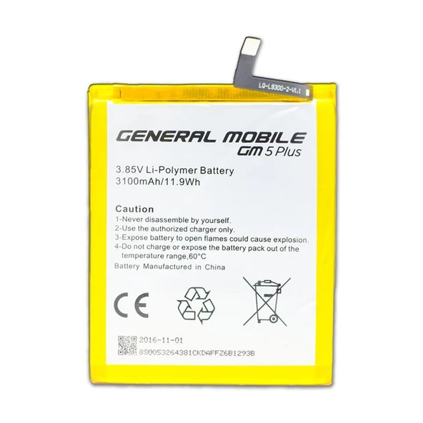 General Mobil Gm5 Plus Batarya