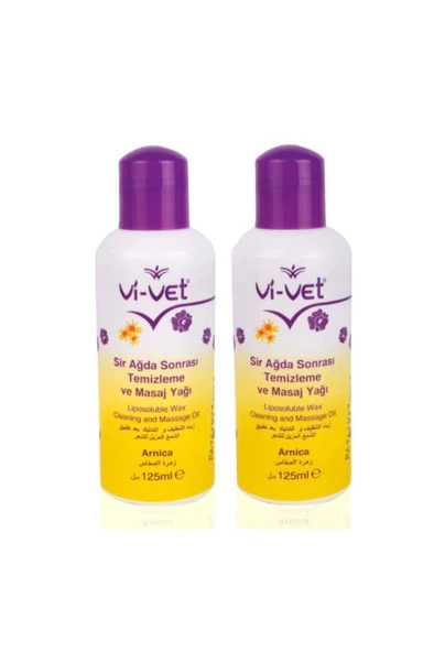 Vi-Vet Ağda Sonrası Temizleme Ve Masaj Yağı Arnica 125 ml 2 Ad.