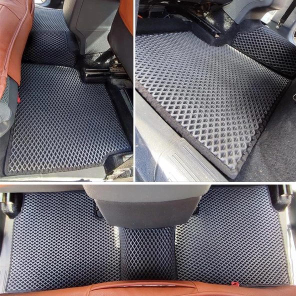 Bod Volkswagen Amarok 3D Havuzlu Paspas Siyah - Resim 2