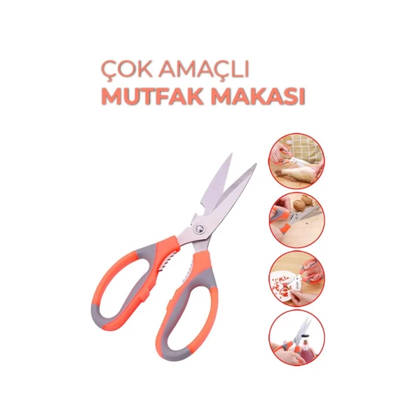 Paslanmaz Çelik Et, Tavuk, Börek Doğrama Makası - 3