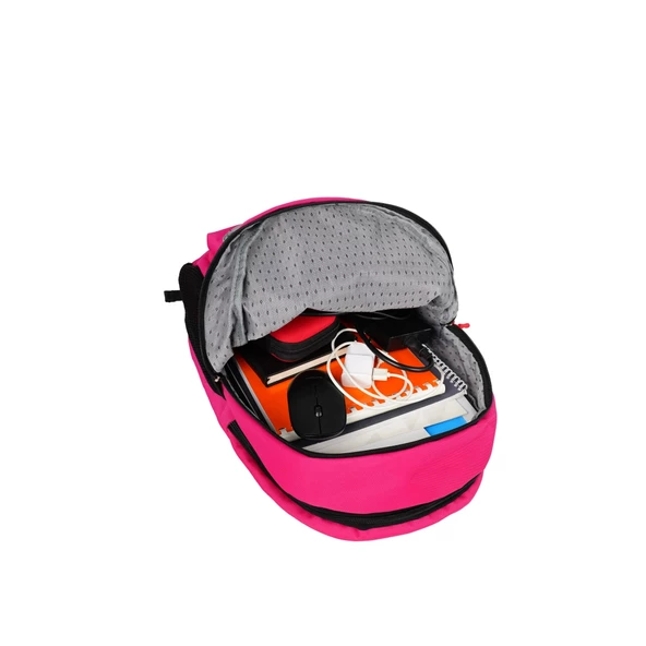 Vegmann Hydra Unisex Pembe Günlük Okul Çantası - Resim 4