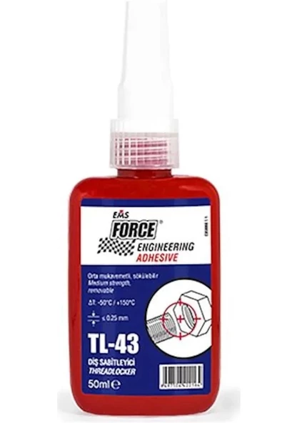 TL - 43 CİVATA SABİTLEYİCİ ORTA KUVETLİ 50 ML