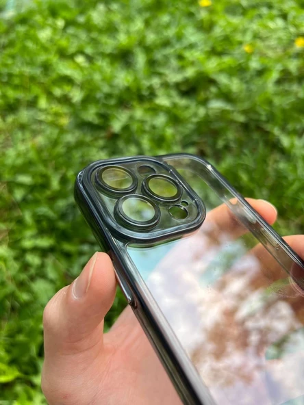 İphone 14 Sp Lens Korumalı Silikon Telefon Kılıfı - Resim 12