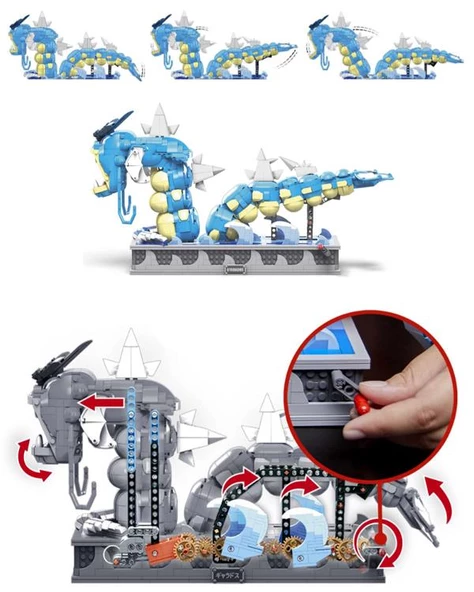 Mega Pokemon Kinetik Gyarados HGC24 - 3