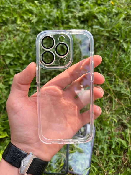 İphone 14 Pro Sp Lens Korumalı Silikon Telefon Kılıfı - 5