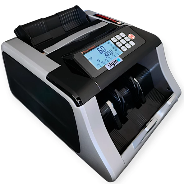 Sigma Plus Schwarz TL Karşık Sayım Para Sayma Makinesi ( Sahte Para Kontrol Fonksiyonlu ) - 2
