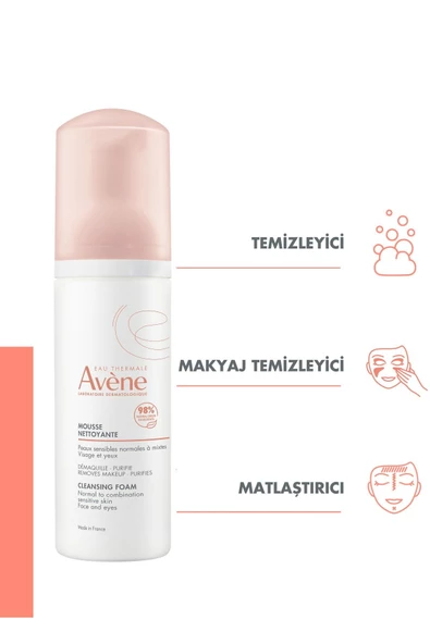 AVENE Mousse Nettoyante Cilt Temizleyici Köpük 150 ml - 2