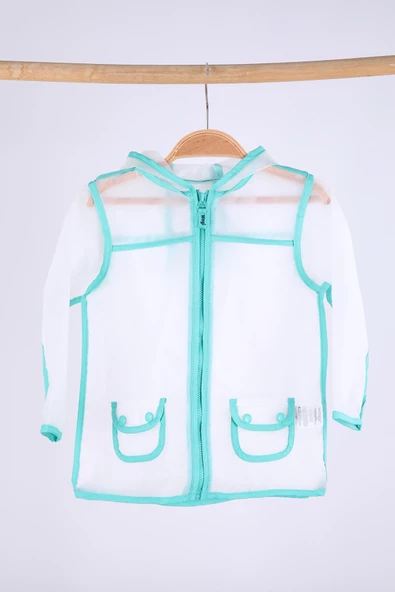 Babyhola Kız Erkek Bebek Çocuk Şeffaf Yağmurluk 5345 - 10