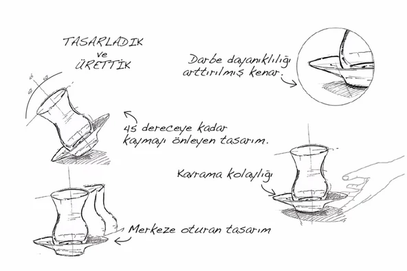 Porland Ruanda Çay Bardak Takımı 12 Parça - 3