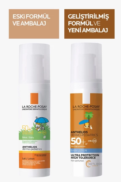 LA ROCHE-POSAY Anthelios SPF 50 Bebekler için Güneş Koruyucu Losyon 50 ml - 3