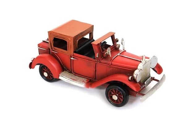 Dekoratif Metal Araba Vintage Biblo Ev Ofis Hediyelik ürün görseli