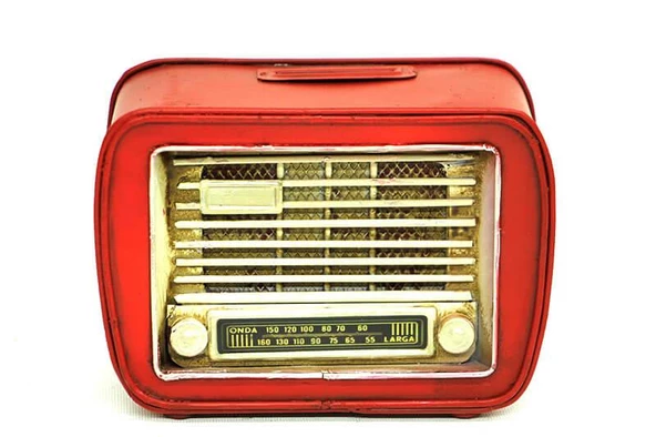 Dekoratif Metal Radyo Kumbara Vintage Ev Ofis Hediyelik