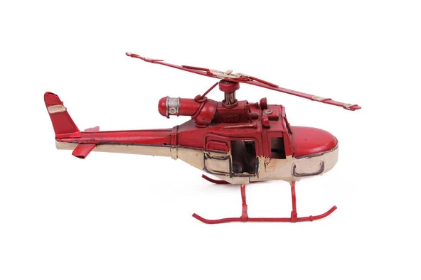 Helikopter Metal Vintage Dekoratif Masaüstü Biblo Hediyelik - Resim 4