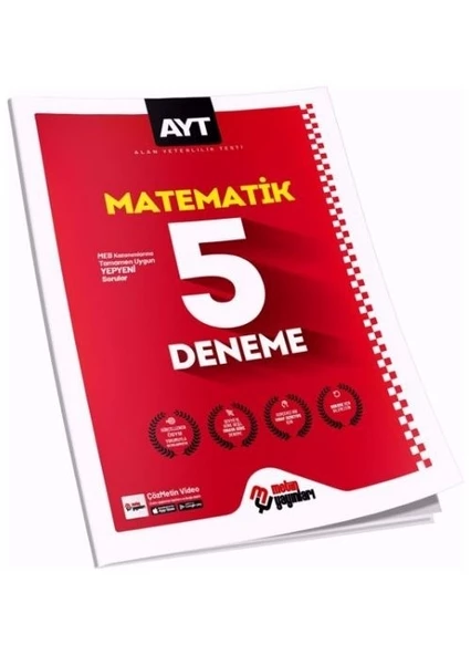 Metin Yayınları AYT Matematik 5li Deneme