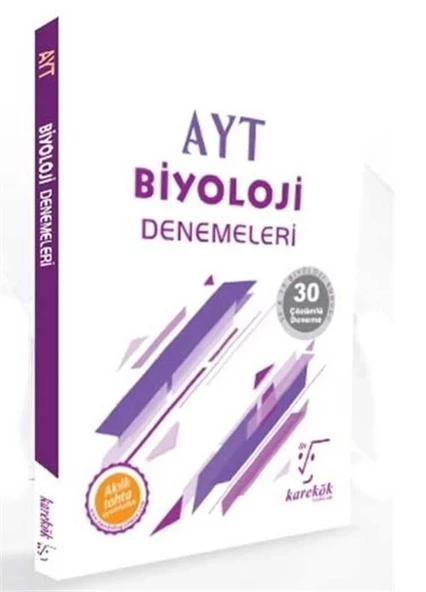Karekök Yayınları AYT Biyoloji Denemeleri