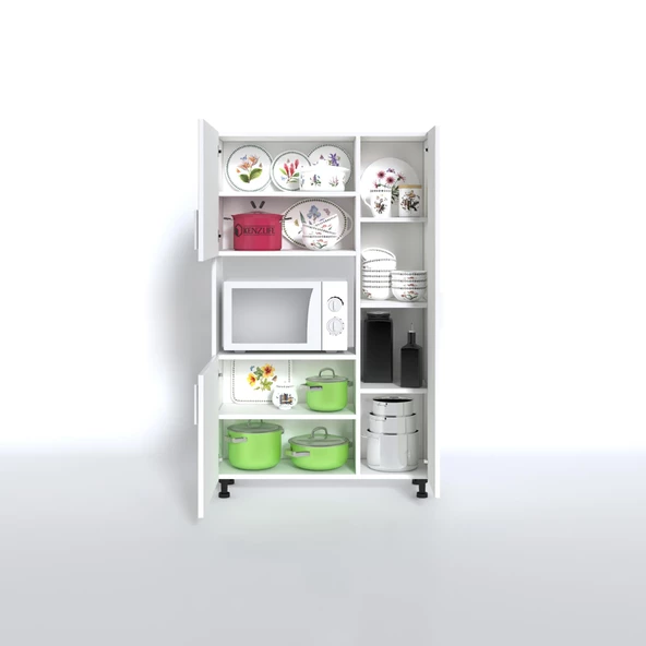 Kenzlife mini fırın dolabı alpkuntsol byz 148X90X30 ayaklı mikroalga midi fırın mutfak - 2