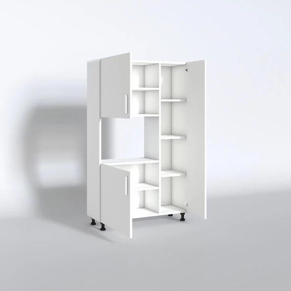 Kenzlife mini fırın dolabı alpkuntsol byz 148X90X30 ayaklı mikroalga midi fırın mutfak - 3