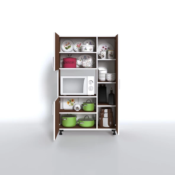 Kenzlife mini fırın dolabı alpkuntsol cvz 148*90*30 ayaklı mikroalga midi fırın mutfak - 2