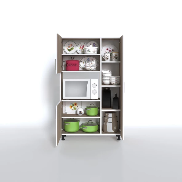 Kenzlife mini fırın dolabı alpkuntsol crd 148*90*30 ayaklı mikroalga midi fırın mutfak - 2