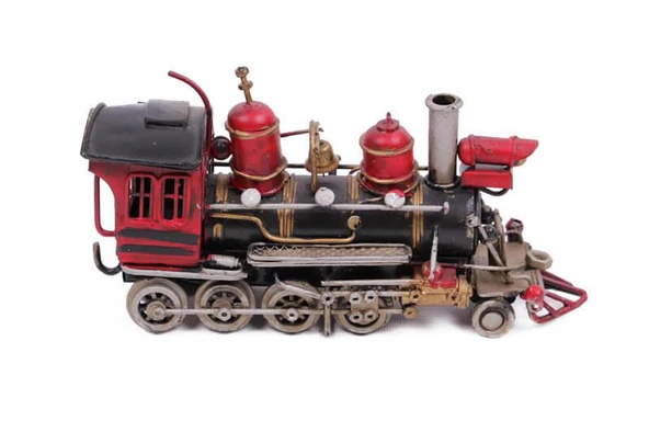 Dekoratif Metal Lokomotif Biblo Hediyelik - Resim 5