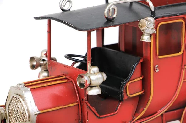 Dekoratif Metal Araba Kalemlik Biblo Hediyelik Okul Gereci - Resim 4