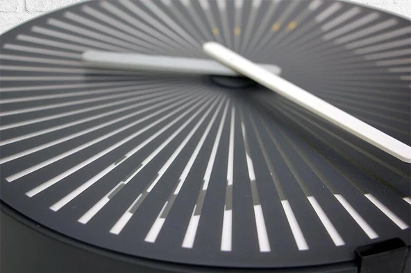 Saat Hareketli Kedi Sesli Duvar Saati Kedili Dekoratif Hediyelik - 3