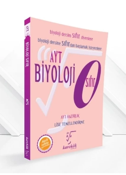 Karekök Yayınları AYT Sıfır Biyoloji